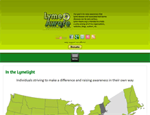 Tablet Screenshot of lyme-aware.org